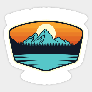 Mat-Su Valley Ski Snowboard Mountain Alaska Mat-Su - Mat-Su Valley Alaska - Travel Sticker